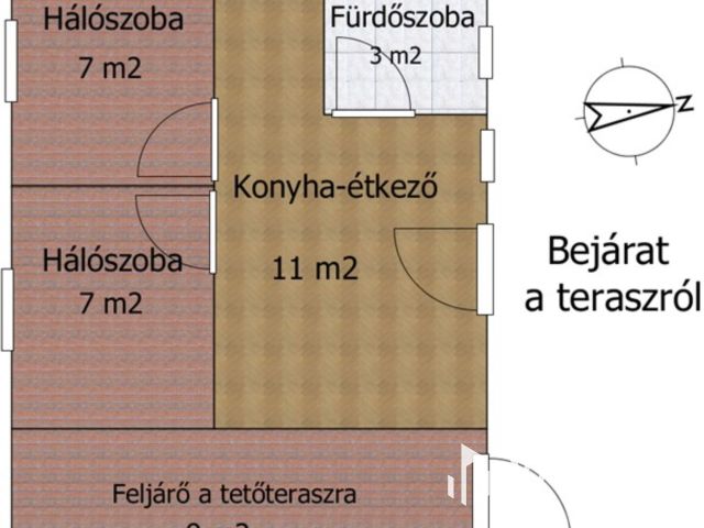 Ecséri templomrom (Révfülöp) közelében nyaraló eladó