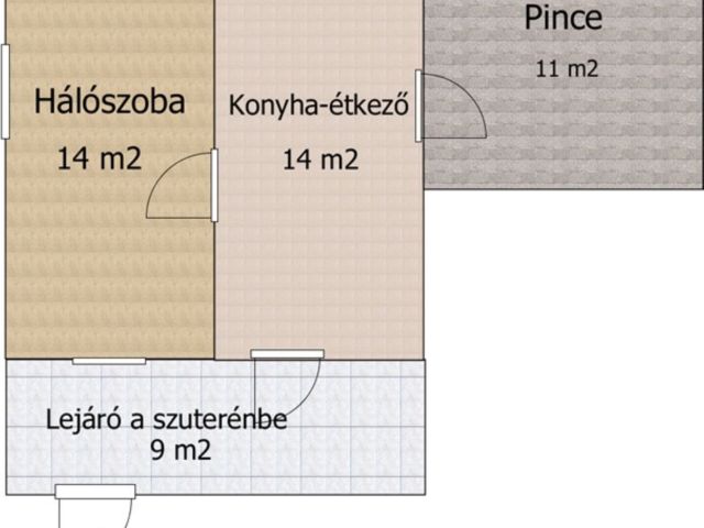 Ecséri templomrom (Révfülöp) közelében nyaraló eladó