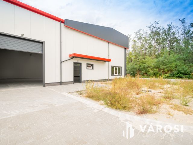 Eladó új, 6 méter belmagasságú raktár Vecsésen