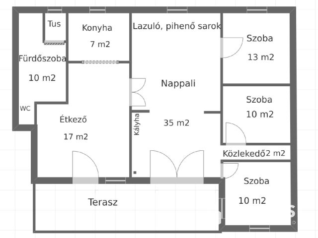 Impozáns lakás kertrésszel kiváló helyen Vásárhelyen