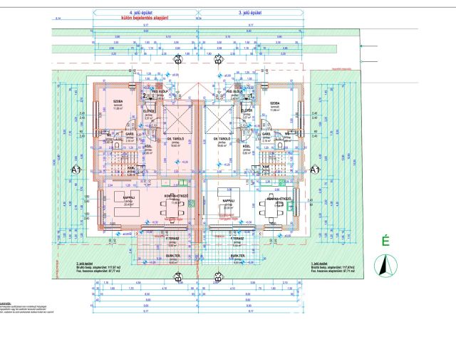 Debrecen kedvelt, csendes kertvárosi részén ELADÓ IKERHÁZ