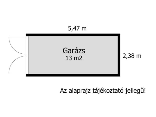 Eladó garázs Győr Nádorvárosban a Marcal-tó közelében