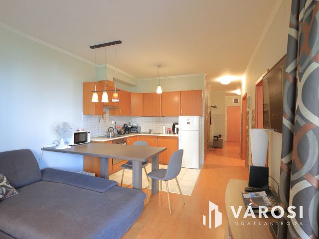 Nyugalom, béke, zöld park a Balaton partján.