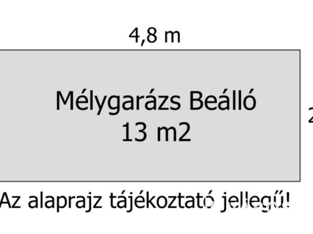 Kiadó mélygarázs Beálló Győrben a Babits utcában